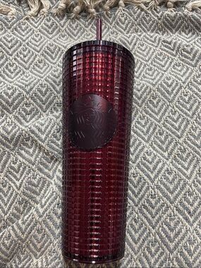 Starbucks Studded Tumbler in Deep Red